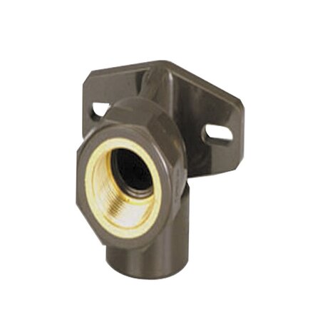 HTA 25mm x 3/4  90 Degree Threaded Elbow with Backplate