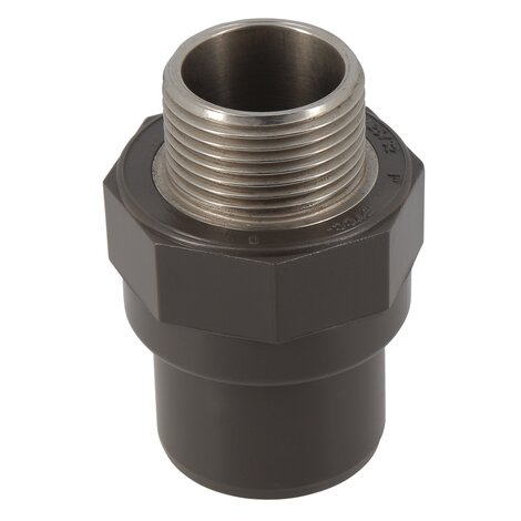 HTA 32mm (40mm) x 1  Adaptor with Stainless Steel Thread