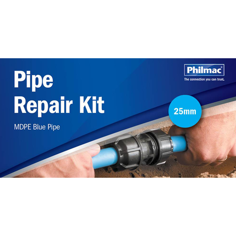 Philmac 3G Metric (Imperial) Pipe Repair Kit 25mm