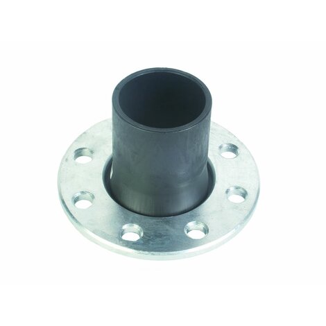 PLX 90mm (80NW) Single Wall Fill and Vent Spigot Stub Flange Assembley