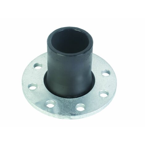 PLX 63mm (50NW) Single Wall Fill and Vent Spigot Stub Flange Assembley