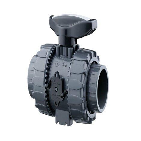 PVC 1.1/4 VKD Ball Valve Plain FPM