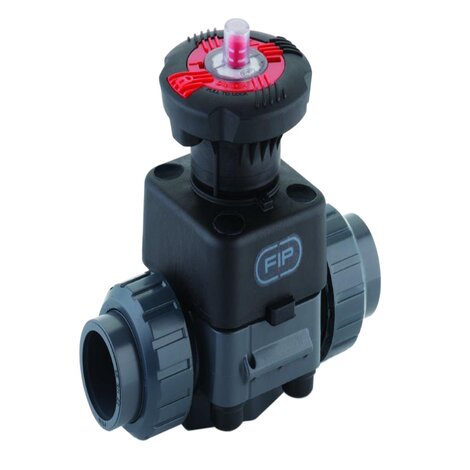 PVC 63mm Dialock Diaphragm Valve U/End EPDM