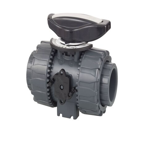 PVCU 1/2 Metering Ball Valve FPM